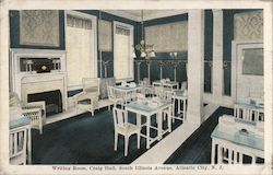 Writing Room, Craig Hall, South Illinois Avenue Postcard