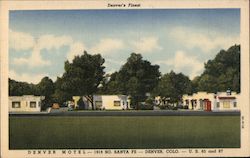 Denver Motel Postcard