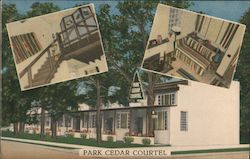 Park Cedar Courtel Hot Springs, AR Postcard Postcard Postcard