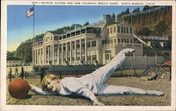 Marion Davies and her Colonial Beach Home Postcard