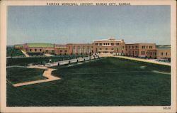 Fairfax Municipal Airport Postcard