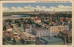 View from Huron Building Kansas City, KS Postcard Postcard Postcard