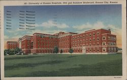 University of Kansas Hospitals - 39th and Rainbow Boulevard Postcard