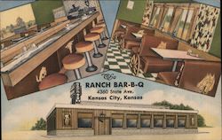 The Ranch Bar-B-Q Kansas City, KS Postcard Postcard Postcard