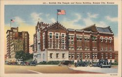 Scottish Rite Temple and Huron Building Postcard