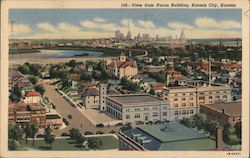 View from Huron Building Kansas City, KS Postcard Postcard Postcard