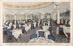 American Plan Dining Room, Marlborough-Blenheim Hotel Postcard