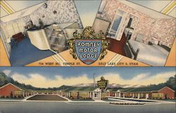 Romney Motor Lodge Postcard