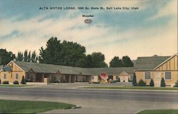 Alta Motor Lodge Postcard