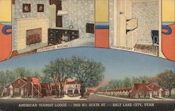 American Tourist Lodge Postcard