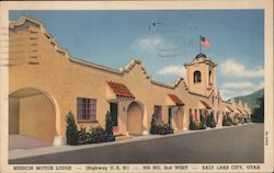 Mission Motor Lodge Salt Lake City, UT Postcard Postcard Postcard