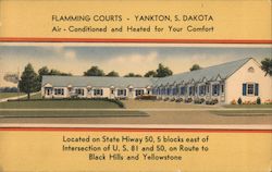 Flamming Courts Postcard