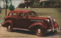 1936 Pontiac "8" Four-Door Touring Sedan Cars Postcard Postcard Postcard