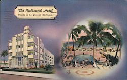 The Richmond Hotel Miami Beach, FL Postcard Postcard Postcard