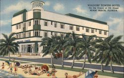 Waldorf Towers Hotel Postcard