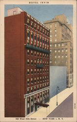 Hotel Irvin New York, NY Postcard Postcard Postcard