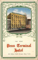 The New Penn Terminal Hotel New York City, NY Postcard Postcard Postcard