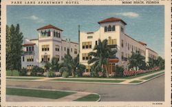 Park Lane Apartment Hotel Postcard