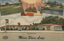 Miami Shores Lodge Postcard