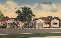 Mar-Stan Tourist Court Postcard