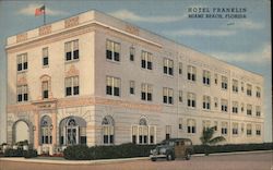 Hotel Franklin Miami Beach, Florida Postcard