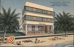 Pelican Hotel Miami Beach, FL Postcard Postcard Postcard