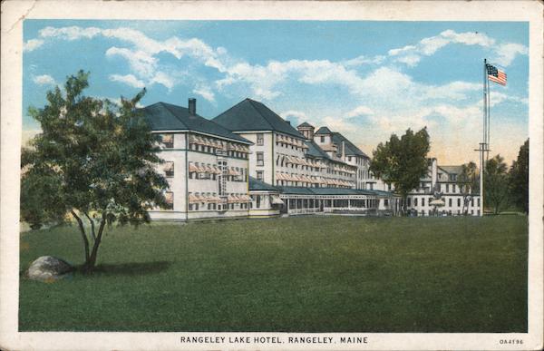 Rangeley Lake Hotel Maine Postcard