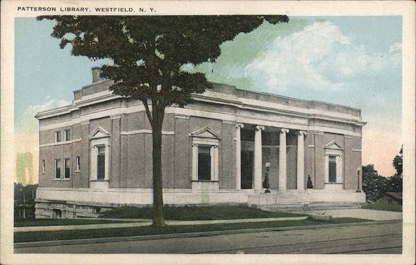 Patterson Library Westfield, NY Postcard