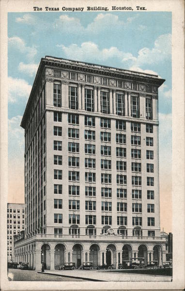 the-texas-company-building-houston-tx-postcard