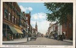 Front Street, Looking South From Broadway Postcard