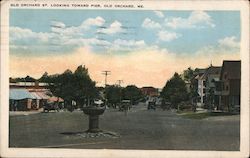 old Orchard St. Looking Toward Pier Postcard