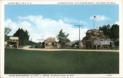 Oldest Well in USA - Glorieta Pass - Old Pigeon Ranch On Santa Fe Trail Postcard