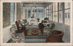 Solarium, Hotel Sterling Postcard