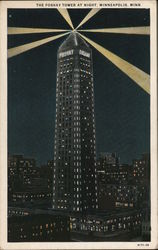 The Foshay Tower at Night Postcard