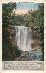 Minnehaha Falls Postcard