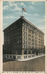 Y.M.C.A. Building - 10th and Oak Street Postcard