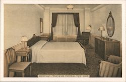 Bedroom The Park Central Postcard