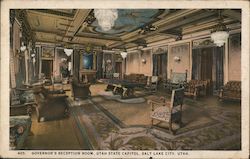 Governor's Reception Room, Utah State Capitol Salt Lake City, UT Postcard Postcard Postcard