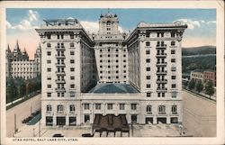 Utah Hotel Salt Lake City, UT Postcard Postcard Postcard