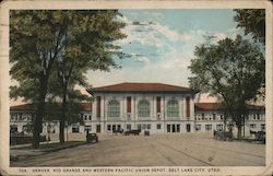 Denver, Rio Grande and Western Pacific Union Depot Salt Lake City, UT Postcard Postcard Postcard