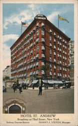 Hotel St. Andrew New York, NY Postcard Postcard Postcard