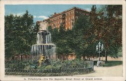 In Philadelphia - It's the Majestic, Broad Street at Girard Avenue Postcard