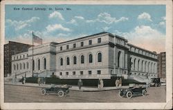 New Central Library St. Louis, MO Postcard Postcard Postcard