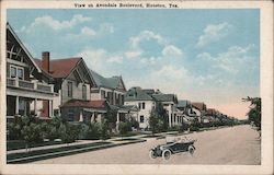 View on Avondale Boulevard Postcard