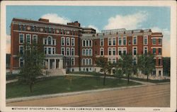 Methodist Episcopal Hospital - 36th and Cummings Street Postcard