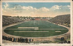 Ferry Field, University of Michigan Postcard