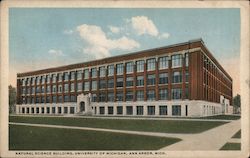 Natural Science Building, University of Michigan Postcard