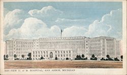 New U of M Hospital Postcard