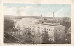 Lit. Building, University of Michigan Postcard