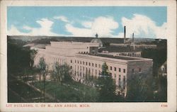 Lit Building, University of Michigan Postcard